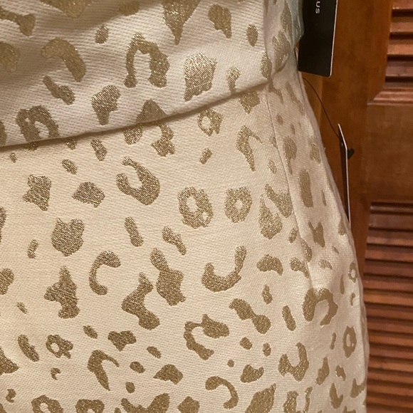 🌸FINAL🌸LULUS 2 piece cream & gold leopard print - Picture 7 of 8